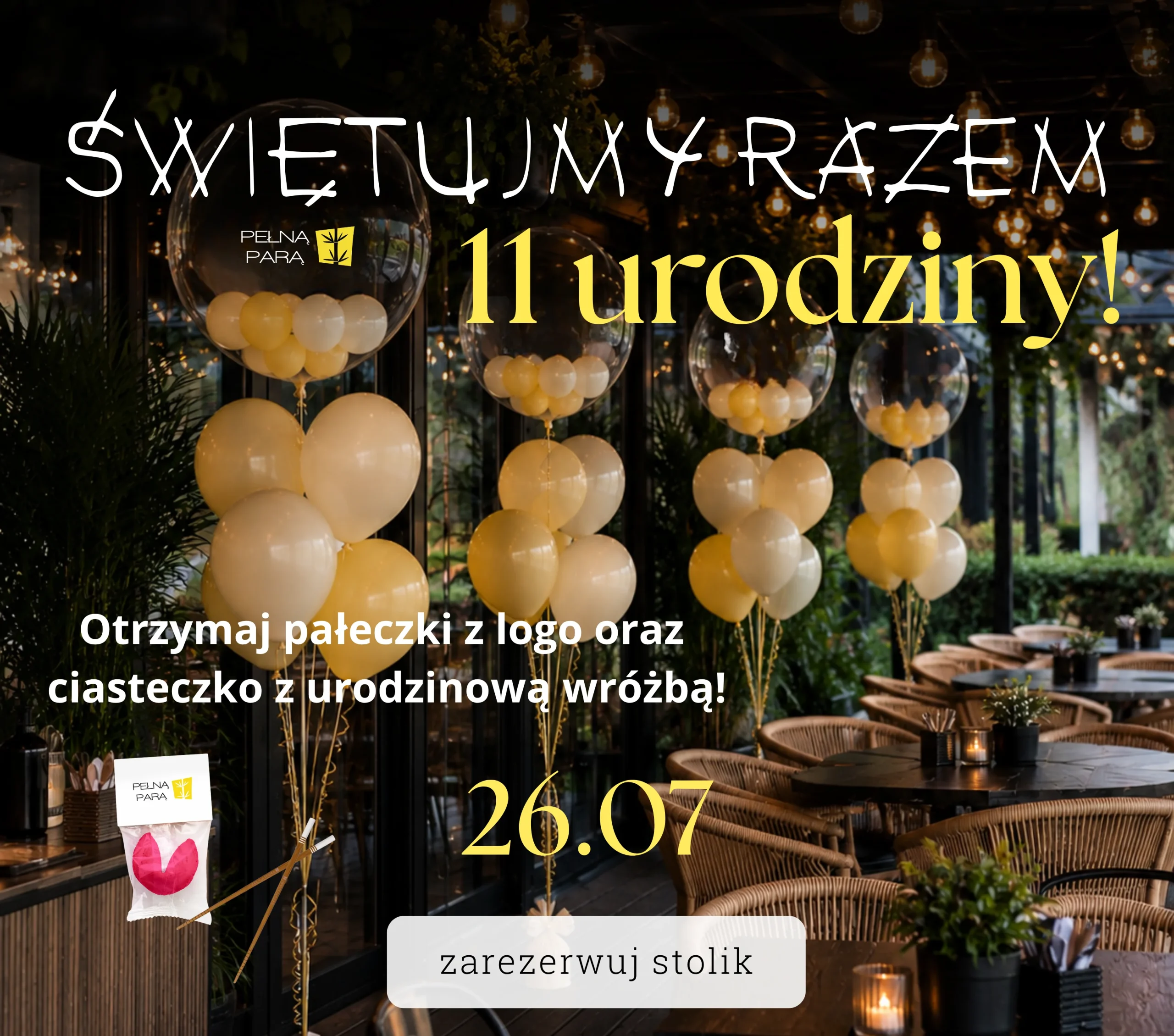 Świętujmy razem — zarezerwuj stolik